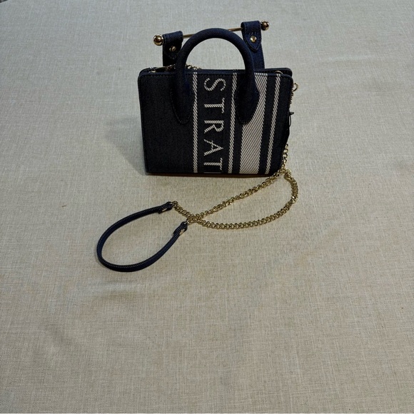 NWT Strathberry Nano Denim Tote - Picture 3 of 7